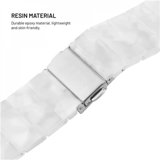 FIXED Resin Strap pro for Apple Watch 38/40/41, Cloud White | Fixed