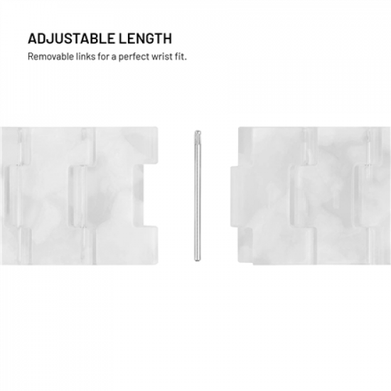 FIXED Resin Strap pro for Apple Watch 38/40/41, Cloud White | Fixed