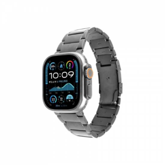 FIXED Titanium Strap pro for Apple Watch 44/45/46/49, Natural Titan | Fixed