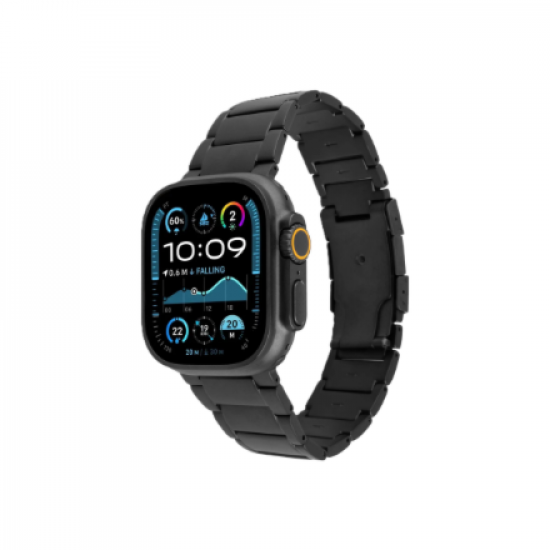 FIXED Titanium Strap pro for Apple Watch 44/45/46/49, Black | Fixed