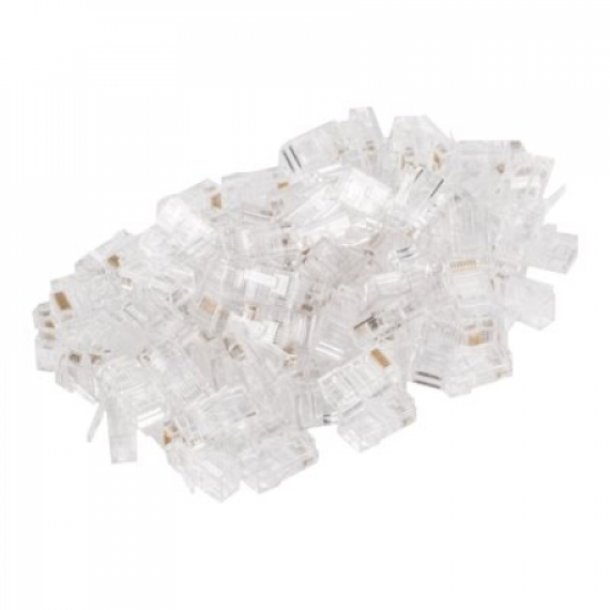 Lanberg Plug RJ45 CAT.5E UTP plug 8P8C, 100 pcs | PLU-5000 | Transparent