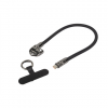 Lanberg USB-C M/M Lanyard/Keychain Cable, 0.3 m, 240 W | CA-CMCM-10LN-0003-BK