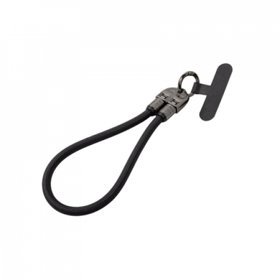 Lanberg USB-C M/M Lanyard/Keychain Cable, 0.3 m, 240 W | CA-CMCM-10LN-0003-BK