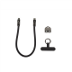 Lanberg USB-C M/M Lanyard/Keychain Cable, 0.3 m, 240 W | CA-CMCM-10LN-0003-BK