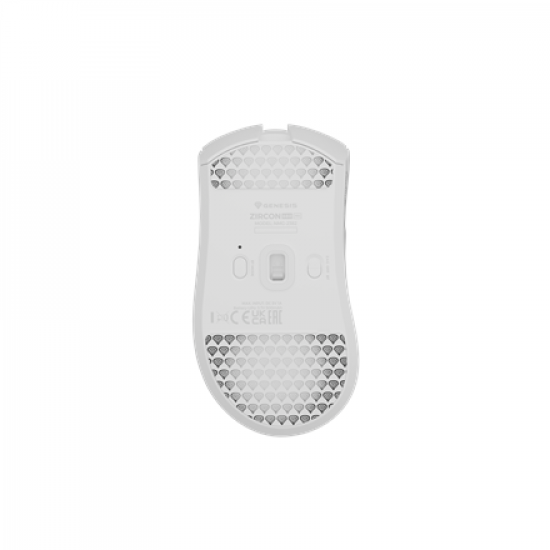 Genesis Gaming Mouse | Zircon 880 Pro 8k | Wireless | 2.4GHz, Bluetooth | White