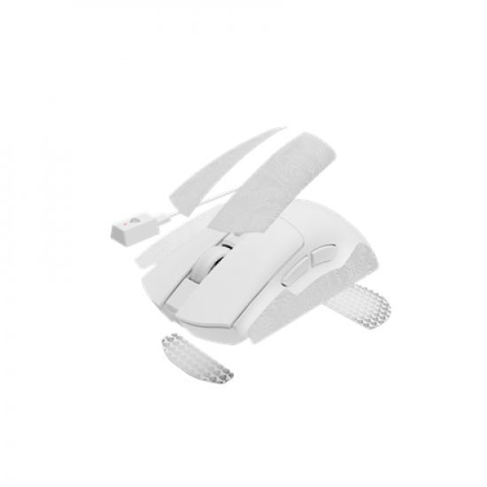 Genesis Gaming Mouse | Zircon 880 Pro 8k | Wireless | 2.4GHz, Bluetooth | White
