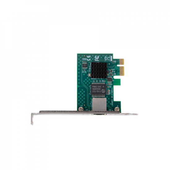 Lanberg | PCI-Express to RJ45 Ethernet Adapter network card PCI-E X1 1X RJ45 2.5GB Low profile | PCE-25GB-001