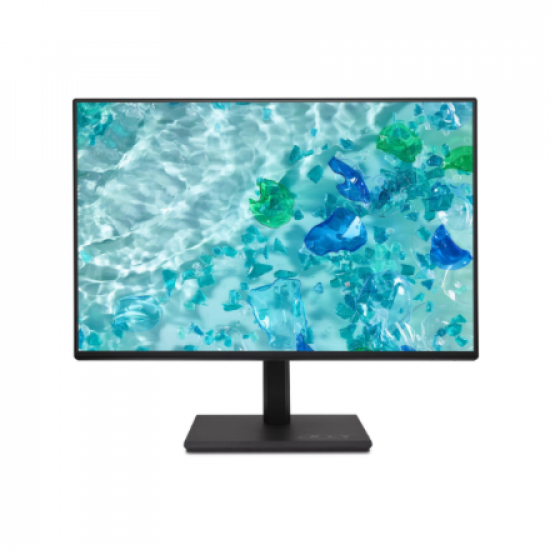 Acer Vero B247Y Series Monitor 60cm 23.8'' FHD ZeroFrame IPS 120Hz 16:9 4ms(GTG) 250nits VGA HDMI DP MM Audio In/Out AdaptiveSync EU Black | Acer
