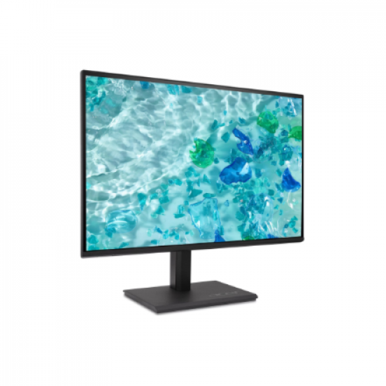 Acer Vero B247Y Series Monitor 60cm 23.8'' FHD ZeroFrame IPS 120Hz 16:9 4ms(GTG) 250nits VGA HDMI DP MM Audio In/Out AdaptiveSync EU Black | Acer