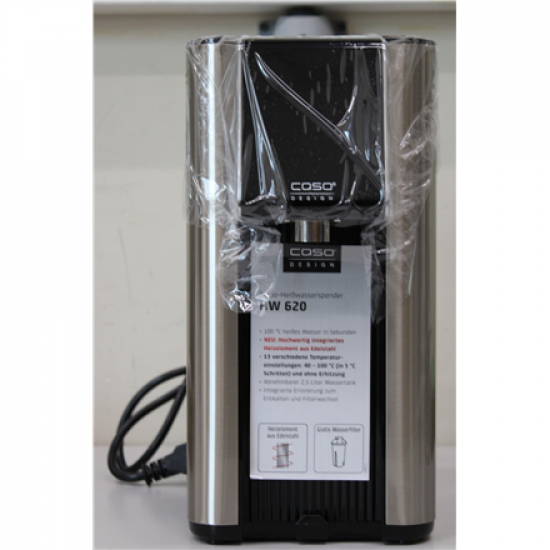 SALE OUT. Caso Turbo hot water dispenser | HW 620 | Water Dispenser | 2600 W | 2.5 L | Plastic/Stainless Steel | Black/Stainless Steel | DAMAGED  PACKAGING