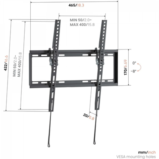 Vogels UP 4013 Tillt mount M