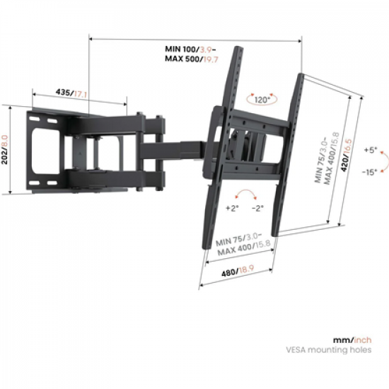 Vogels UP 4053 Forward Motion mount M