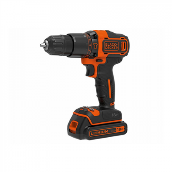 Black&Decker 18v2G Hammer w 400mA ch in Kitbox 2 batt BDCHD18KB-QW
