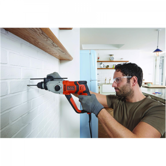 Black&Decker Hammer Drill BEHS02K-QS 800W SDS+ , Kit Box