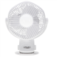 Adler Rechargeable fan with clip | AD 7335 | Table Fan | 6 W | Diameter 12.7 cm | Number of speeds 3 | Oscillation | White