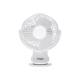 Adler Rechargeable fan with clip | AD 7335 | Table Fan | 6 W | Diameter 12.7 cm | Number of speeds 3 | Oscillation | White