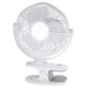 Adler Rechargeable fan with clip | AD 7335 | Table Fan | 6 W | Diameter 12.7 cm | Number of speeds 3 | Oscillation | White