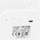 Adler Rechargeable fan with clip | AD 7335 | Table Fan | 6 W | Diameter 12.7 cm | Number of speeds 3 | Oscillation | White