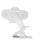 Adler Rechargeable fan with clip | AD 7335 | Table Fan | 6 W | Diameter 12.7 cm | Number of speeds 3 | Oscillation | White