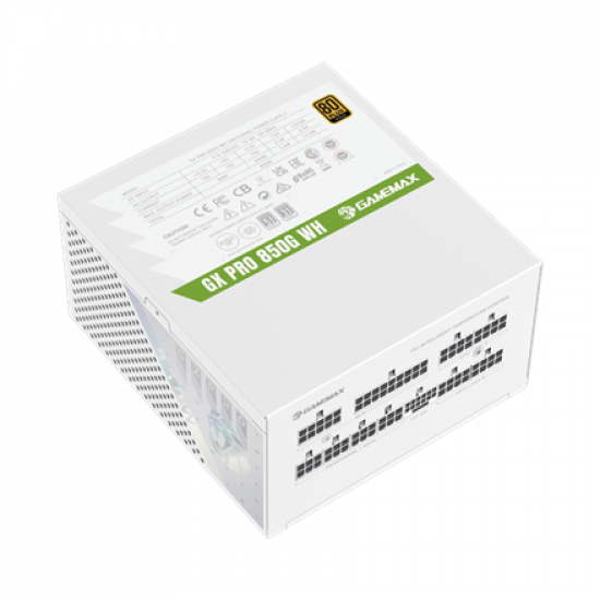 Gamemax PSU | GX PRO 850G WH | 850 W | Gold | Modular