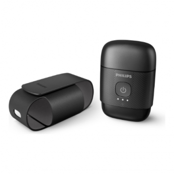 Philips Compact Shaver | S591/05 500 Series | Operating time (max) 40 min | Wet & Dry | Lithium Ion | Metallic Black