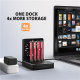 AXAGON ADSA-M2C44 USB4 docking station for 4x M.2 NVMe SSDs with disk cloning function without a PC