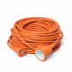 Gembird Power extension cord, orange, 20 m | Cablexpert