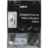 SALE OUT. Gembird DisplayPort to VGA adapter cable Black | Gembird Adapter cable | DisplayPort | VGA | DAMAGED PACKAGING