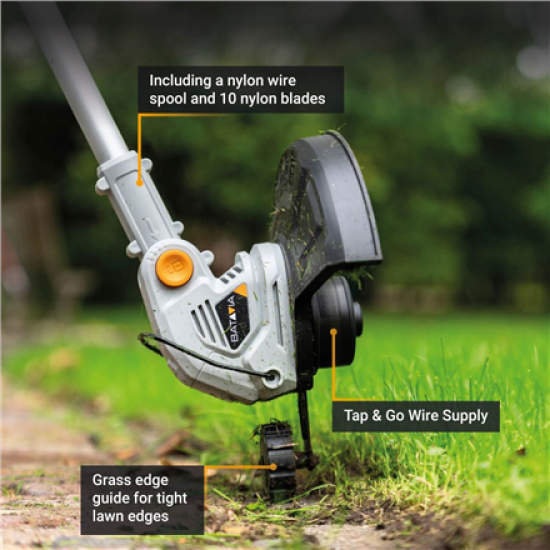 Batavia 18V grass trimmer 250 mm 2-in-1 string and blade trimmer