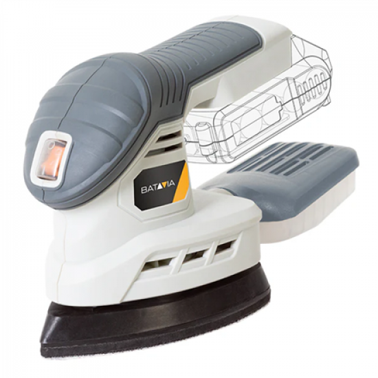 Batavia 18V detail sander Without battery and charger