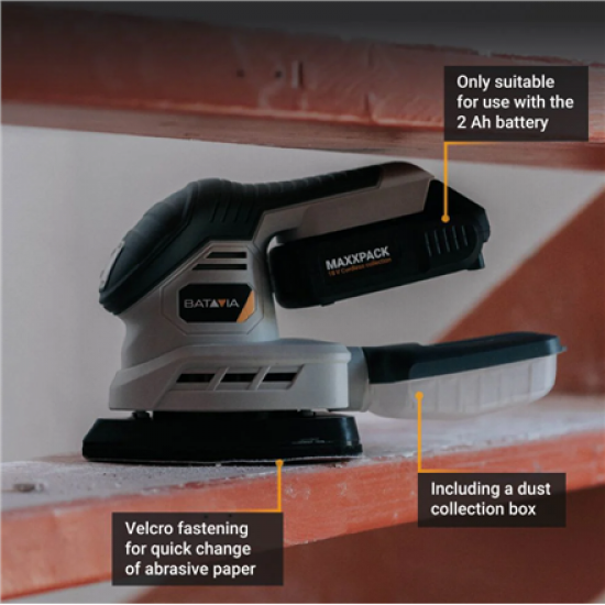 Batavia 18V detail sander Without battery and charger