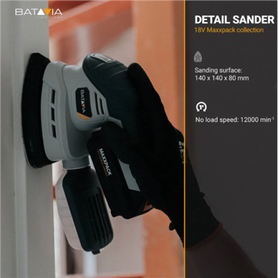Batavia 18V detail sander Without battery and charger