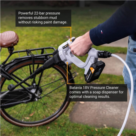 Batavia 18V pressure cleaner Without battery and charger