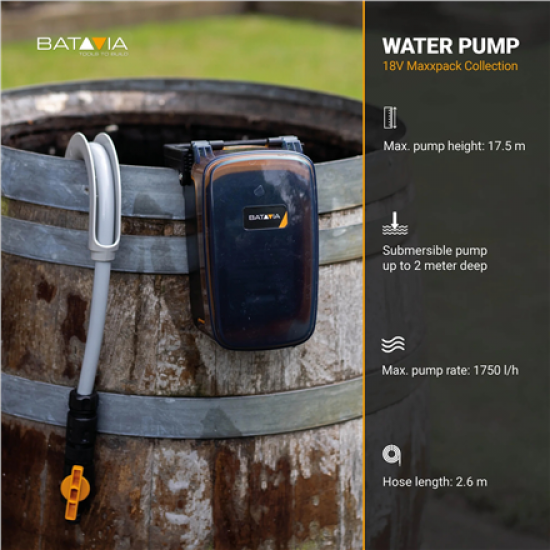 Batavia 18V water pump Without battery and charger Without battery and charger