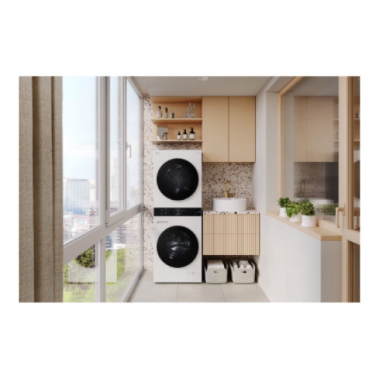 LG WT1210WWF Washing machine with dryer, A, Front loading, Washing capacity 12 kg, Drying capacity 12 kg, Depth 66cm,1400 RPM, White | LG