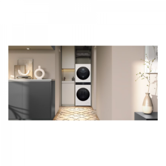 LG WT1210WWF Washing machine with dryer, A, Front loading, Washing capacity 12 kg, Drying capacity 12 kg, Depth 66cm,1400 RPM, White | LG
