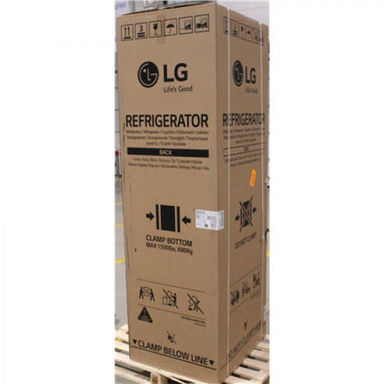 SALE OUT. LG GBBS322CSW Refrigerator, C, Free-standing, Combi, Height 2.03 m, Net fridge 262 L, Net freezer 113 L, White | LG Refrigerator | GBBS322CSW | Energy efficiency class C | Free standing | Combi | Height 203 cm | Fridge net capacity 262 L | Freez