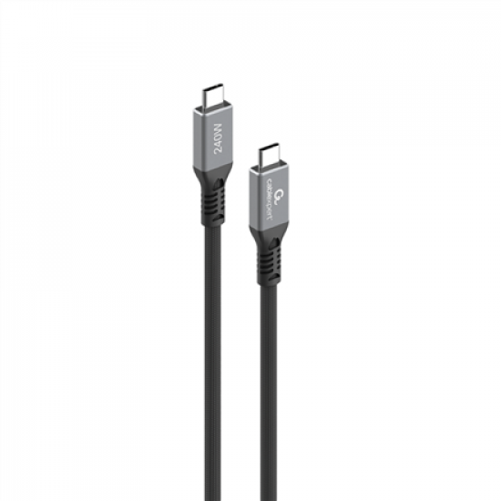 Cablexpert CCBP-USB4-CMCM240-0.3M Premium USB4 Type-C charging and data cable, 40 Gbps, 240 W, 0.3 m | Cablexpert