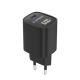 Gembird TA-UC-1C-PD60LCD-01-BK 60W USB Type-C fast charger, LCD, black | Gembird