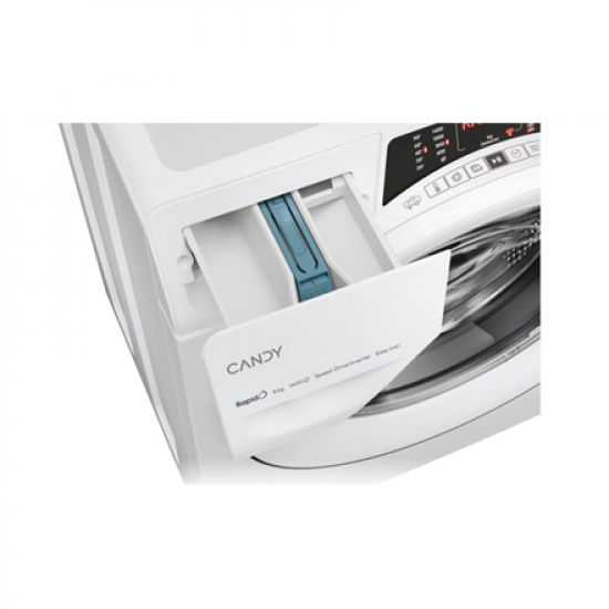 Candy RO 1486DWMT/1-S Washing Machine, A, Front loading, Capacity 8 kg, Depth 54 cm, 1400 RPM, White