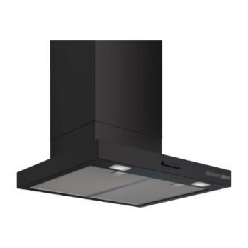 Bosch DWB65CC60 Wall-mounted Extractor Hood, B, Width 60 cm, Max extraction power in intensive mode 594 m3/h, Matte Black