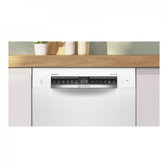 Bosch SPU4HMW12E Dishwasher, Built-in, D, Width 45 cm, Display 10 place settings, White