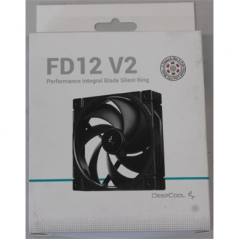 SALE OUT. Deepcool cooling fan R-FD12V2-BKNPN1-G | Deepcool Cooling Fan | FD12 V2 | Black | DAMAGED PACKAGING