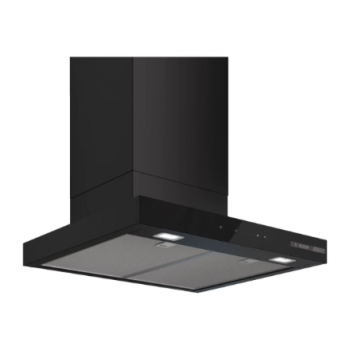 Bosch DWB67DN60 Wall-mounted Extractor Hood, A, Width 60 cm, Max extraction power in intensive mode 699 m3/h, Matte Black