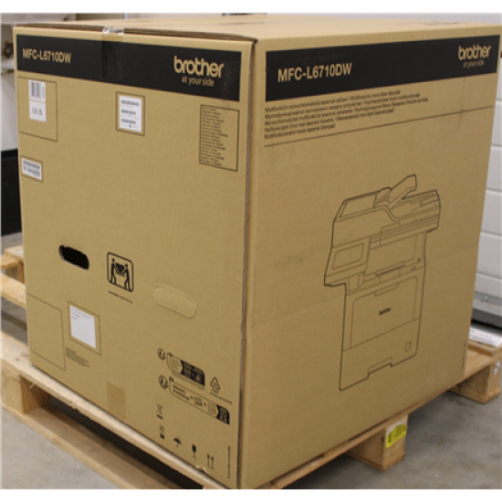 SALE OUT. Brother MFC-L6710DW All-In-One Mono Laser Printer with Fax | Brother All-In-One | MFC-L6710DW | Laser | Mono | Multicunction Printer | A4 | Wi-Fi | Grey | DAMAGED PACKAGING