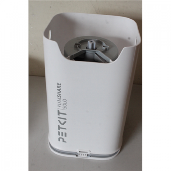 SALE OUT. Petkit P571 (D4H) YumShare Solo Feeder with camera | PETKIT Feeder with Camera | P571 YumShare Solo | Capacity 3 L | White | USED, SCRATCHED ON BOWL, DIRTY | 24 month(s)