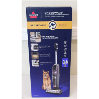 SALE OUT. Bissell All-in One Multi-Surface Cleaner | CrossWave OmniForce EdgeFind Select | Cordless operating | Washing function | 25.9 V | Operating time (max) 45 min | Black/Silver | Warranty 24 month(s) | UNPACKED, SCRATCHES, MISSING INNER PACKAGING