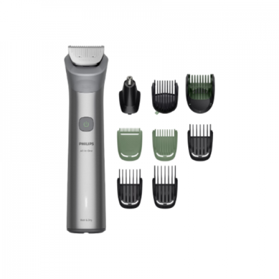 Philips All-in-One Hair trimmer | MG5931/15 Series 5000 | Cordless | Number of length steps 13 | Step precise 0.5 mm | Light gray