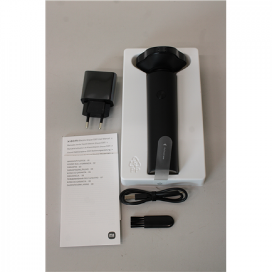 SALE OUT. Xiaomi Electric Shaver S301 EU | Xiaomi Shaver EU | S301 | Operating time (max) 90 min | Wet & Dry | Black | UNPACKED, SMALL SCRATHED ON CORPUS | Warranty 24 month(s)