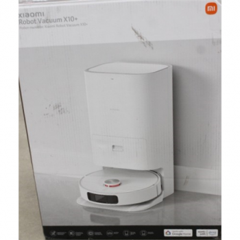 SALE OUT. Xiaomi Robot Vacuum X10+ EU | Xiaomi Robot Vacuum | X10+ EU | Wet&Dry | Operating time (max) 120 min | Lithium Ion | 5200 mAh | Dust capacity 0.35 L | 4000 Pa | White | Battery warranty 22 month(s) | ITEM USED, DIRTY AND SCRATCHED POWER STATION